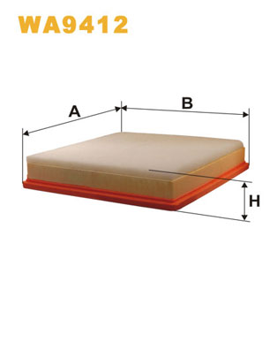 WA9412 WIX FILTERS Воздушный фильтр