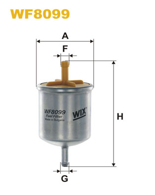 WF8099 WIX FILTERS Топливный фильтр