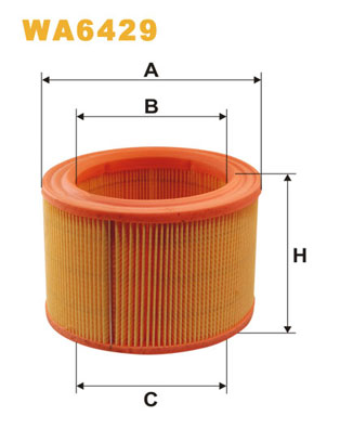 WA6429 WIX FILTERS Воздушный фильтр