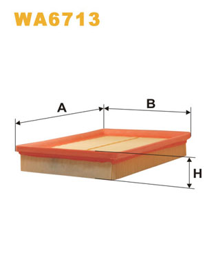 WA6713 WIX FILTERS Воздушный фильтр