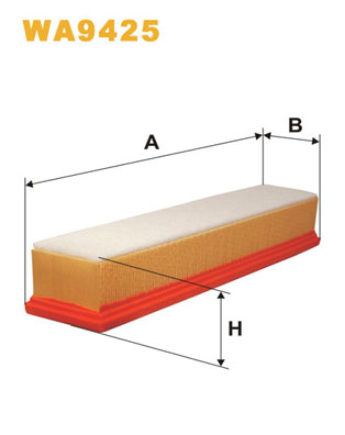 WA9425 WIX FILTERS Воздушный фильтр