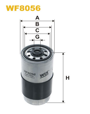 WF8056 WIX FILTERS Топливный фильтр