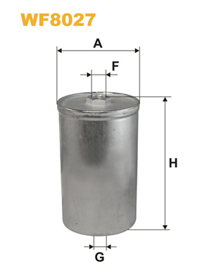 WF8027 WIX FILTERS Топливный фильтр