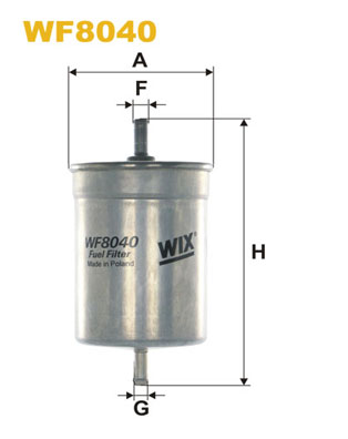 WF8040 WIX FILTERS Топливный фильтр