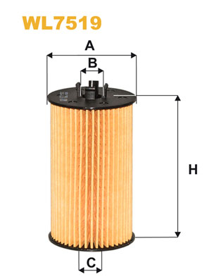 WL7519 WIX FILTERS Масляный фильтр