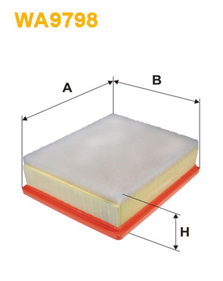 WA9798 WIX FILTERS Воздушный фильтр