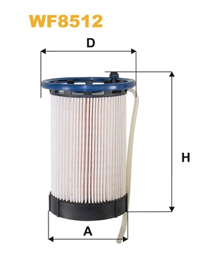 WF8512 WIX FILTERS Топливный фильтр