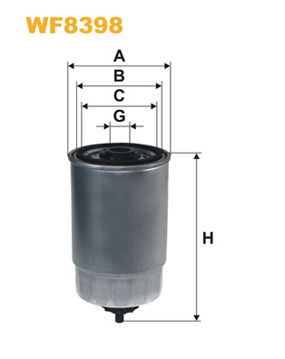 WF8398 WIX FILTERS Топливный фильтр