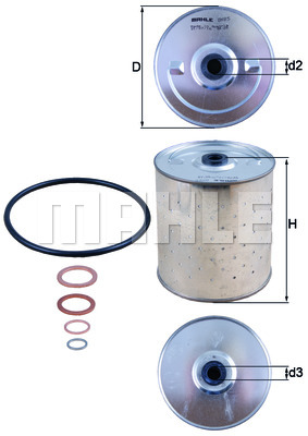 OX85D KNECHT Масляный фильтр