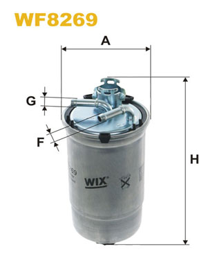 WF8269 WIX FILTERS Топливный фильтр