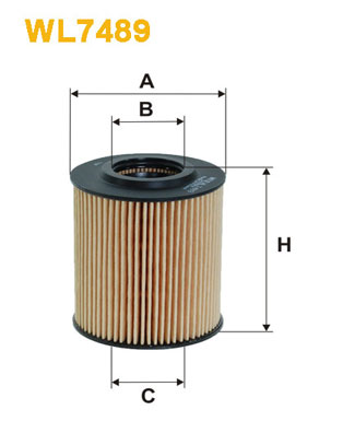 WL7489 WIX FILTERS Масляный фильтр