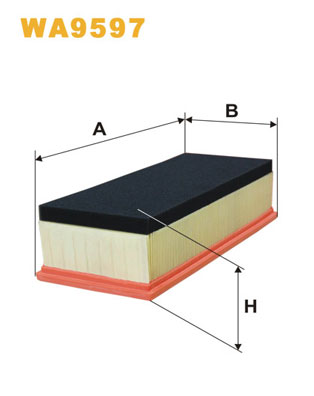 WA9597 WIX FILTERS Воздушный фильтр