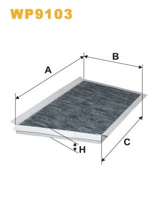 WP9103 WIX FILTERS Фильтр, воздух во внутренном пространстве