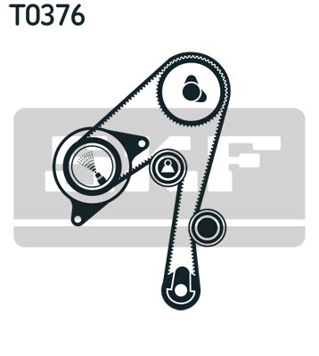 VKMA92518 SKF Комплект ГРМ (ремень + ролик)