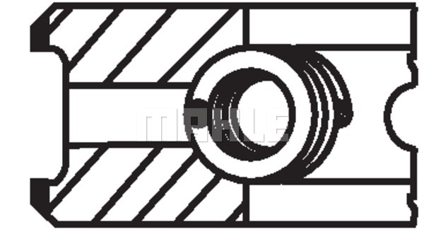 00280V0 MAHLE ORIGINAL Комплект поршневых колец
