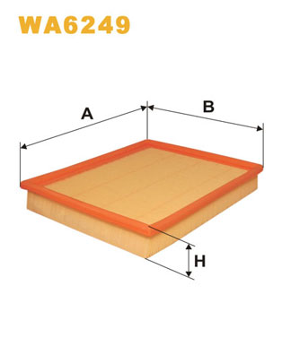WA6249 WIX FILTERS Воздушный фильтр