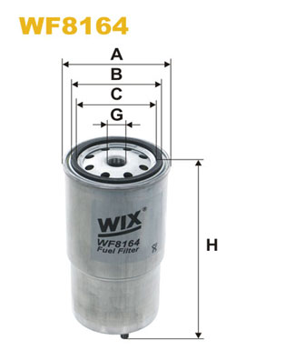 WF8164 WIX FILTERS Топливный фильтр