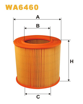 WA6460 WIX FILTERS Воздушный фильтр