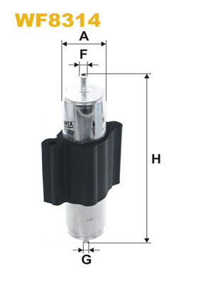 WF8314 WIX FILTERS Топливный фильтр