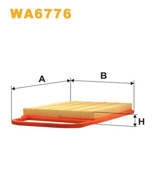 WA6776 WIX FILTERS Воздушный фильтр