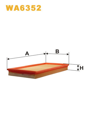 WA6352 WIX FILTERS Воздушный фильтр