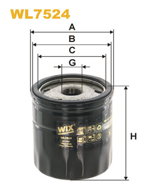 WL7524 WIX FILTERS Масляный фильтр