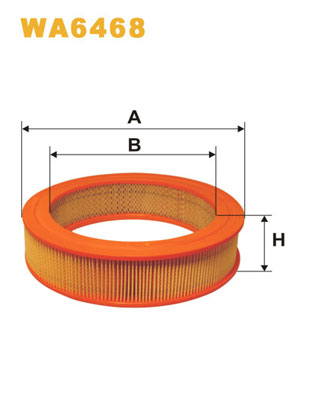 WA6468 WIX FILTERS Воздушный фильтр