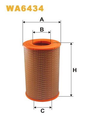 WA6434 WIX FILTERS Воздушный фильтр