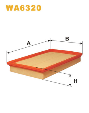 WA6320 WIX FILTERS Воздушный фильтр