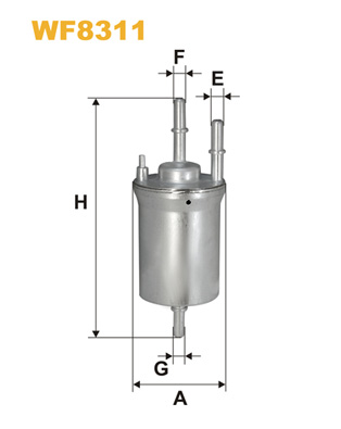 WF8311 WIX FILTERS Топливный фильтр