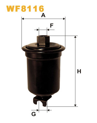 WF8116 WIX FILTERS Топливный фильтр