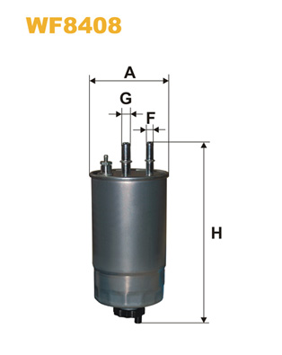 WF8408 WIX FILTERS Топливный фильтр