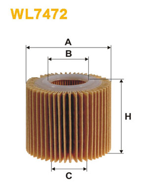 WL7472 WIX FILTERS Масляный фильтр