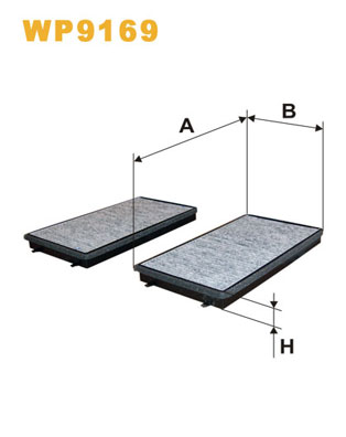 WP9169 WIX FILTERS Фильтр, воздух во внутренном пространстве