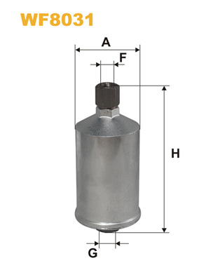 WF8031 WIX FILTERS Топливный фильтр