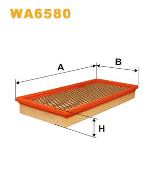 WA6580 WIX FILTERS Воздушный фильтр