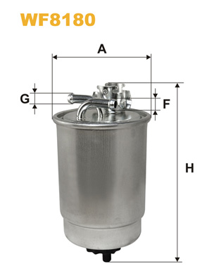 WF8180 WIX FILTERS Топливный фильтр