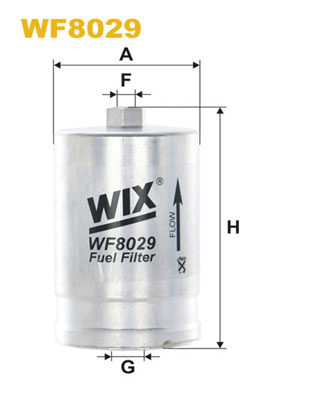 WF8029 WIX FILTERS Топливный фильтр