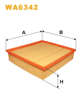 WA6342 WIX FILTERS Воздушный фильтр