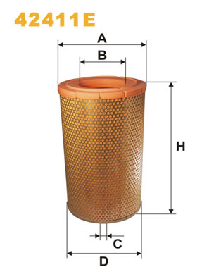 42411E WIX FILTERS Воздушный фильтр