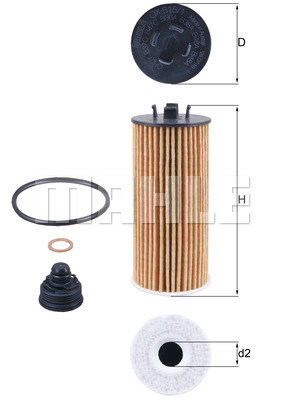 OX8151D KNECHT Масляный фильтр