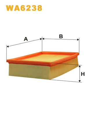 WA6238 WIX FILTERS Воздушный фильтр