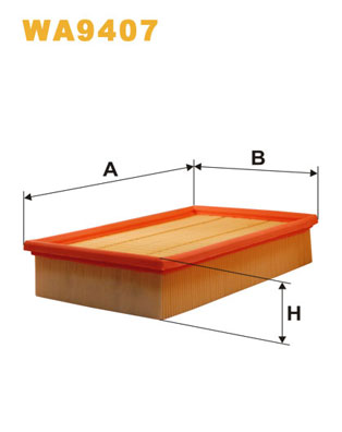 WA9407 WIX FILTERS Воздушный фильтр