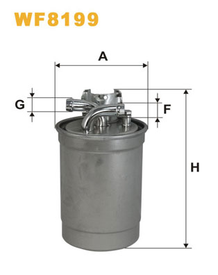 WF8199 WIX FILTERS Топливный фильтр