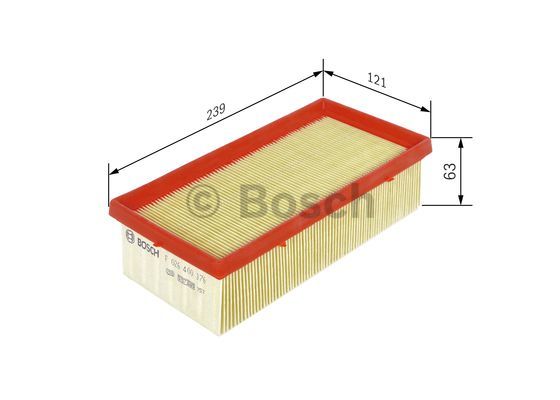 F026400376 BOSCH Воздушный фильтр