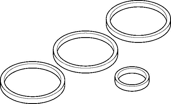 310320 ELRING Intake manifold gasket set