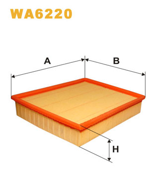 WA6220 WIX FILTERS Воздушный фильтр