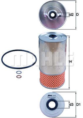 OX78D KNECHT Масляный фильтр