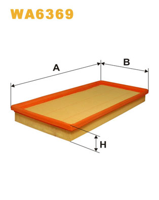 WA6369 WIX FILTERS Воздушный фильтр