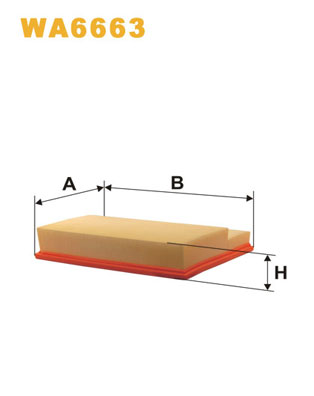 WA6663 WIX FILTERS Воздушный фильтр